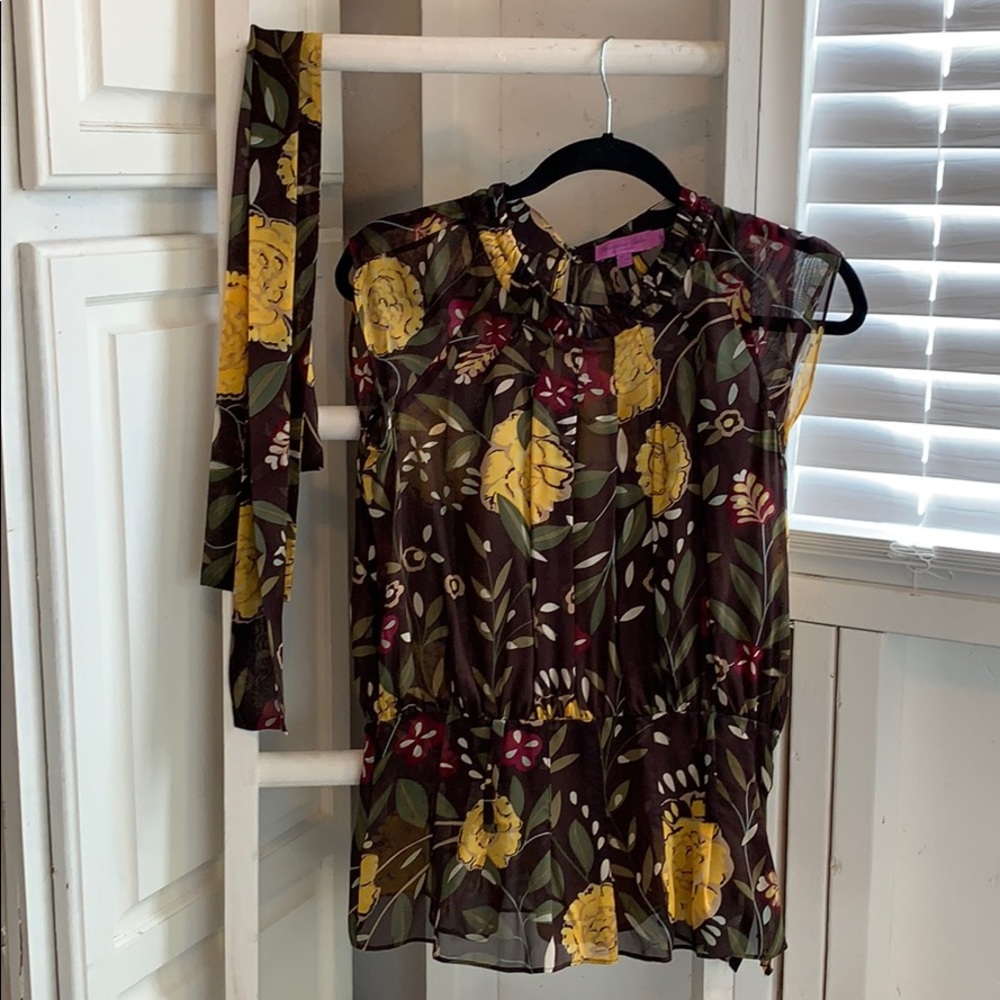Calypso sheer blouse🌼